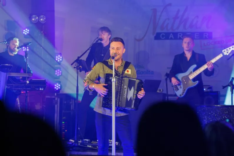 LISTEN: Nathan Carter plays concert to 300 people in Castlerea Prison