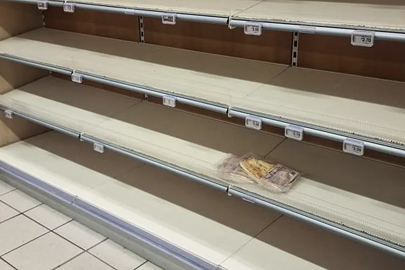 Shelves left bare across Shannonside region ahead of weather warning