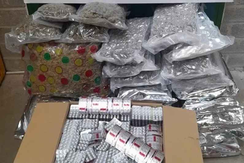 Almost half a million euro worth of drugs seized in Athlone