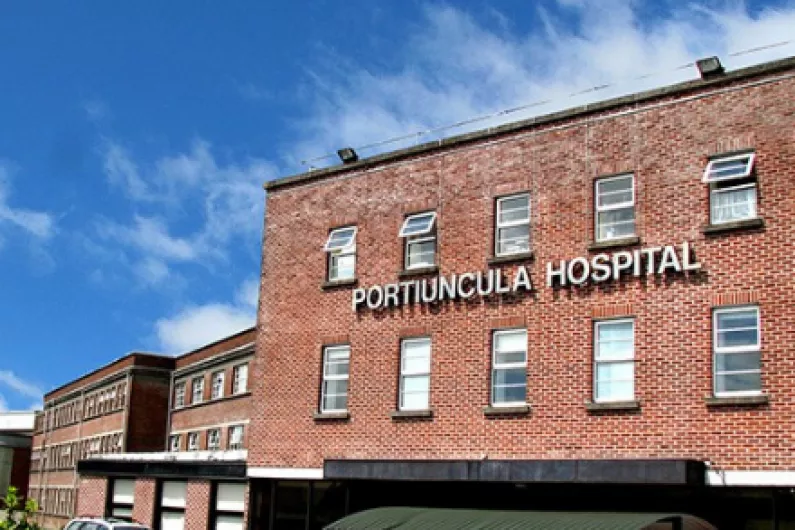 Portiuncula Hospital experiencing high levels of overcrowding today