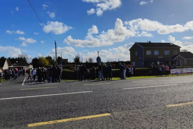 100 people attend another protest over Longford refugee centre