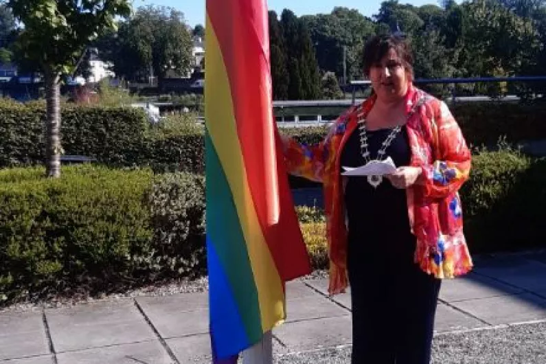 Huge source of Pride to have LGBTQ+ flag fly at Leitrim County Council offices