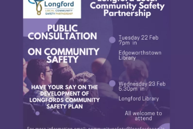 Longford Safety Partnership consultations to begin this evening