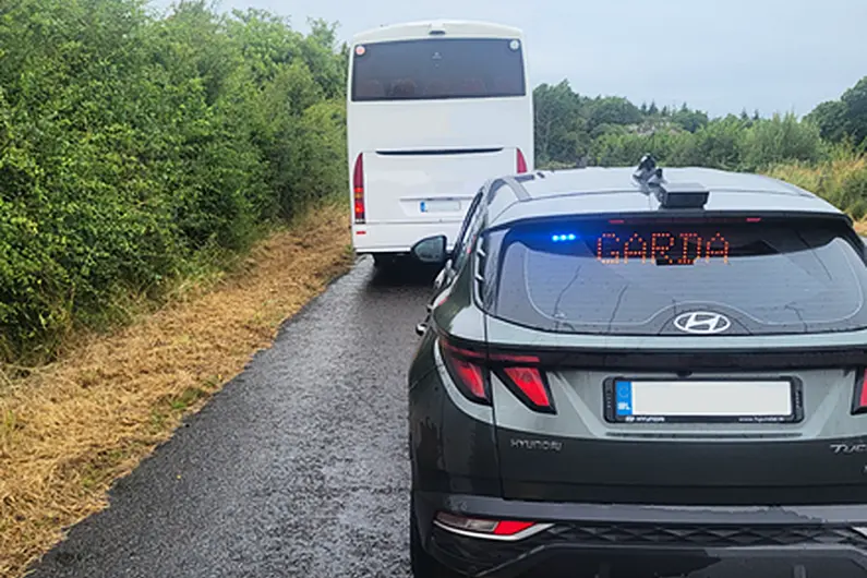 Bus driver in Roscommon stopped traveling 20km over speed limit