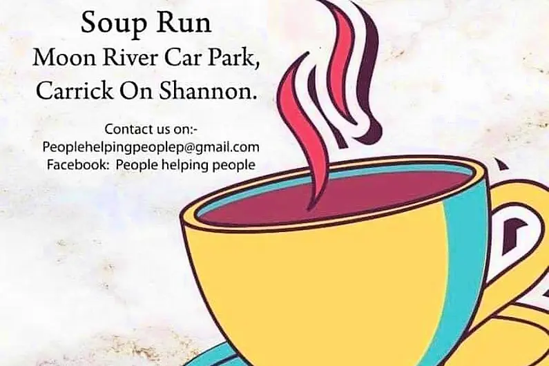 Soup kitchen open again in Carrick-on-Shannon this evening