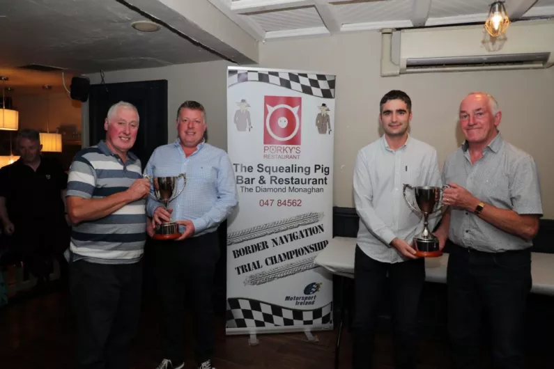 Prize giving for the Squealing Pig Border championship