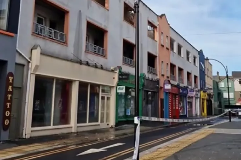 New roof for fire-damaged building in Longford town in place early next month