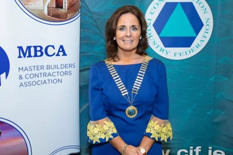 East Galway woman finishes term as President of Master Builders Association