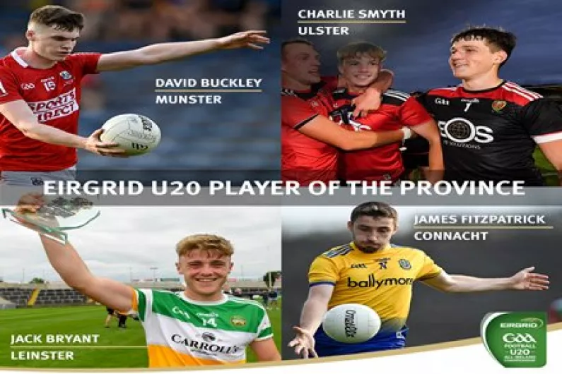 James Fitzpatrick Connacht U20 player of the year