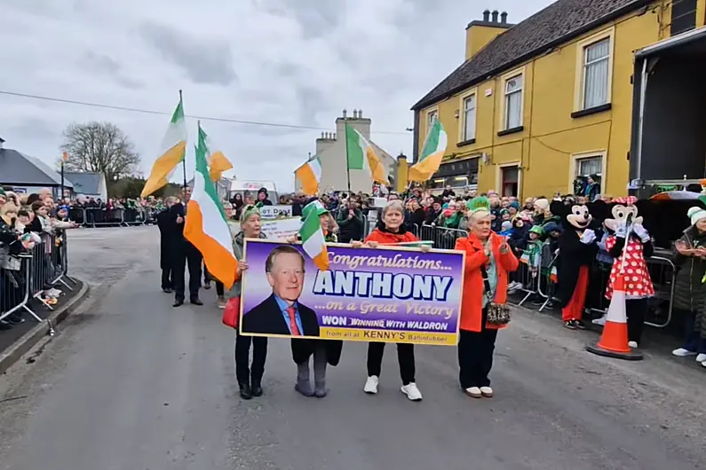 PODCAST: Special tribute to Councillor Anthony Waldron in Ballintubber parade