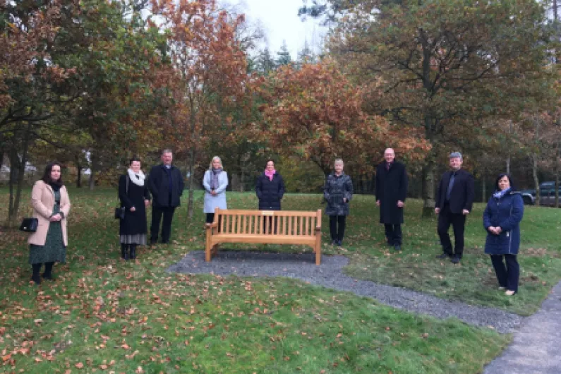 Mullingar Hospital unveil special remembrance bench