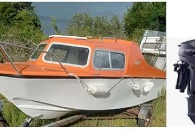 Boat and engines stolen from  marinas in Roscommon over past fortnight