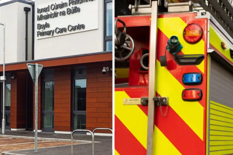 Local fire crews extinguish blaze at Boyle primary care centre