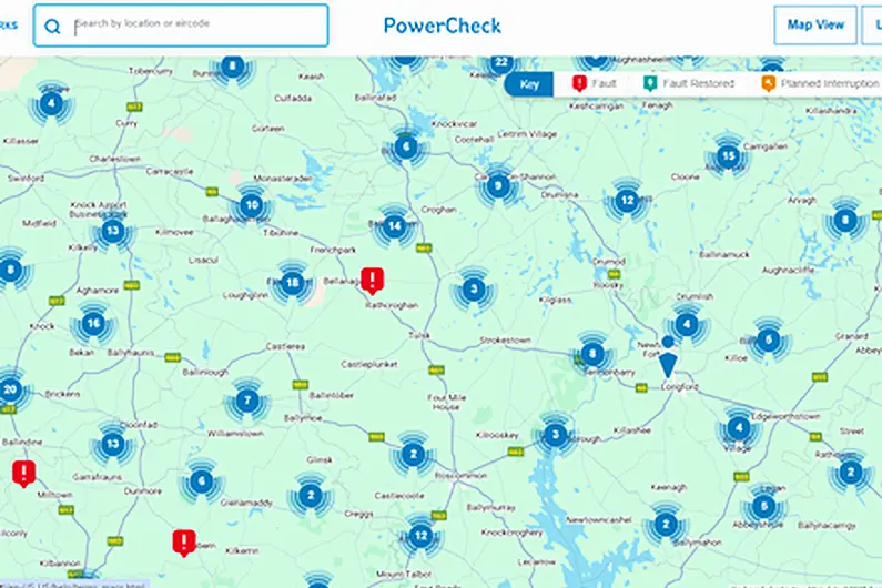 Around 6,000 homes and businesses in Roscommon still without power