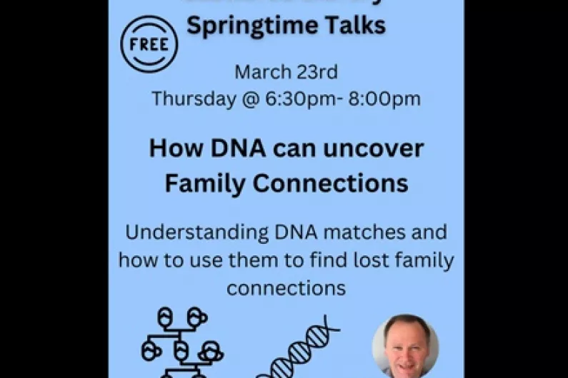 Talk on DNA &amp; genealogy taking place in Castlerea this evening