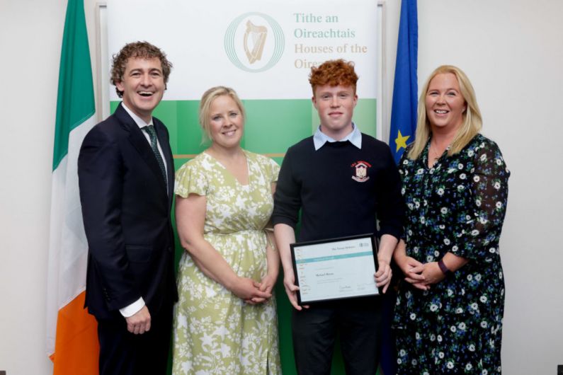 Roscommon student wins Connacht Houses of Oireachtas Treaty Debates competition