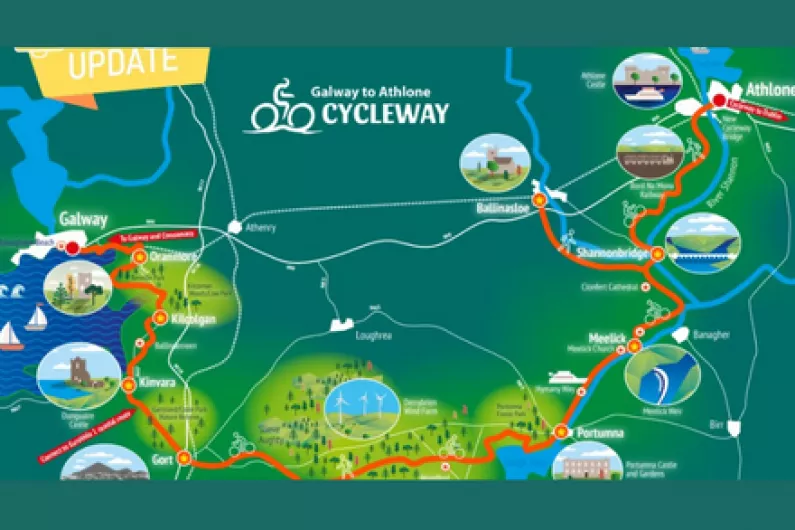 Athlone/Galway Greenway event in Ballinasloe this evening