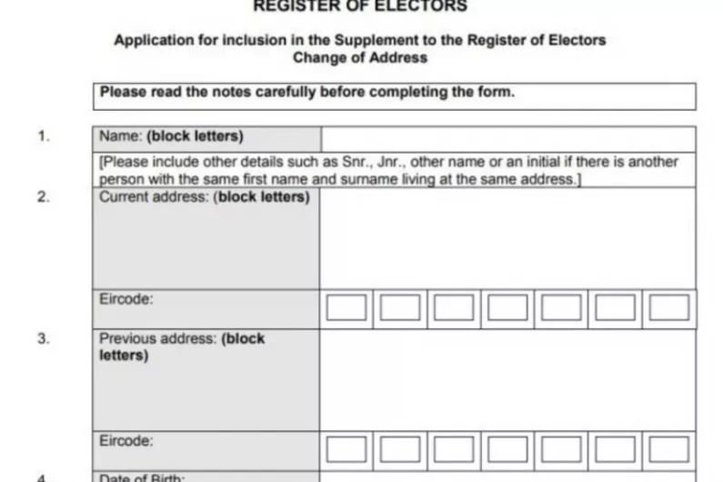 Local councils are currently drafting a register of electors for the next two years