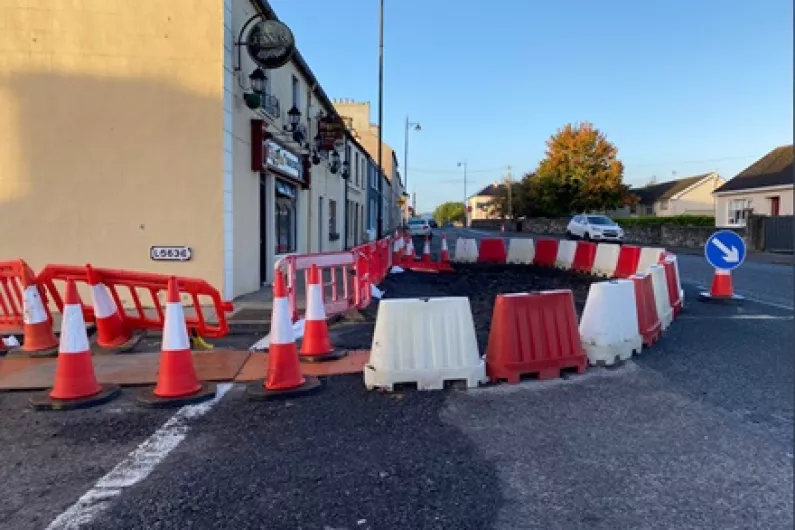 Frenchpark residents express frustration at road works in the village