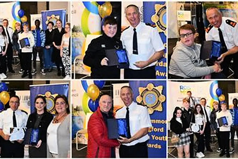 Local teenagers celebrate Garda Youth Awards