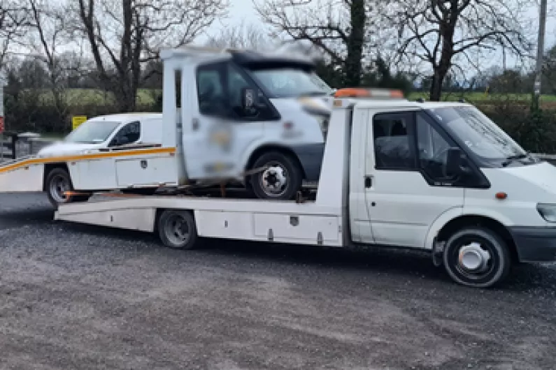 Overloaded truck stopped and seized by Longford Garda&iacute;