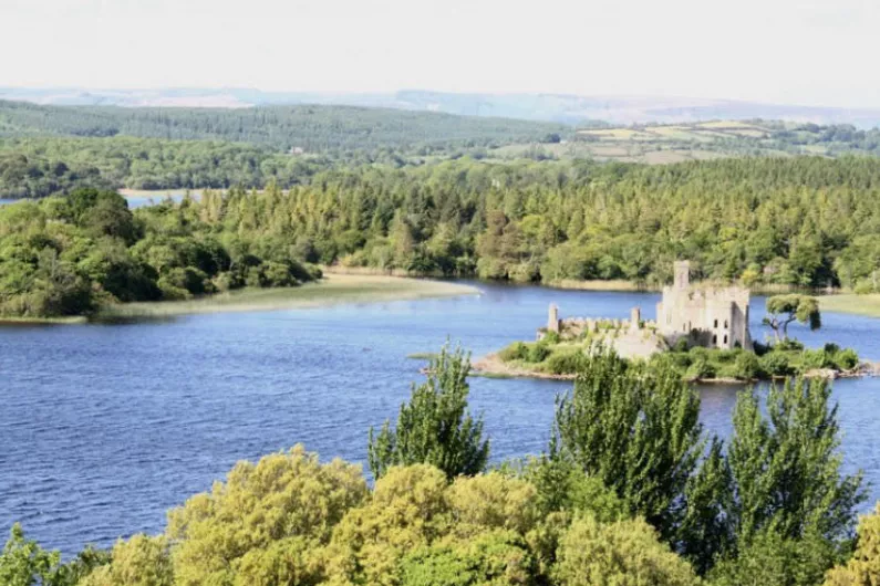 Symbolic boat journey takes place on Lough Key celebrating ancient tradition