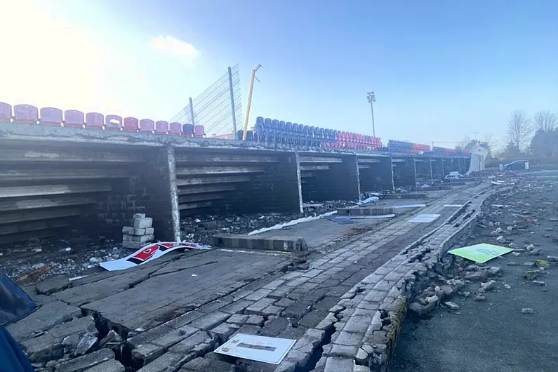 Longford Town's ground suffers significant damage