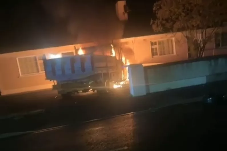 Longford Garda&iacute; investigating suspected arson after truck set alight