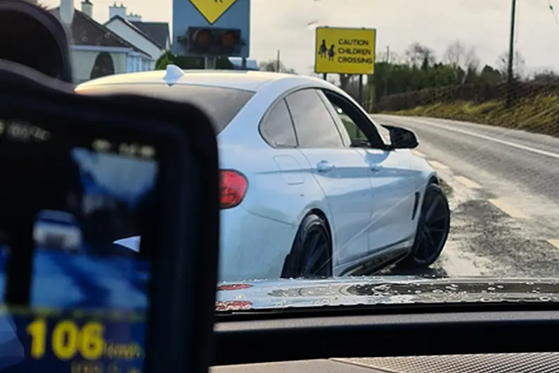 Garda&iacute; arrest motorist driving double the speed limit past local school