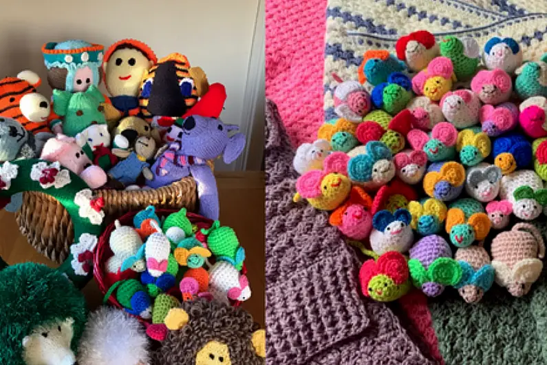 Longford knitters come together in effort to raise funds for Longford Hospice