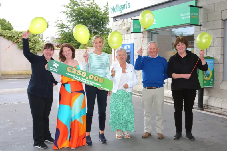 Lotto player in Athlone wins &euro;250,000