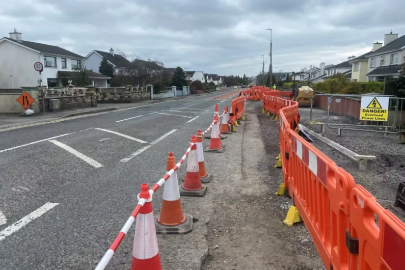 Frustration over delays to Longford town road works