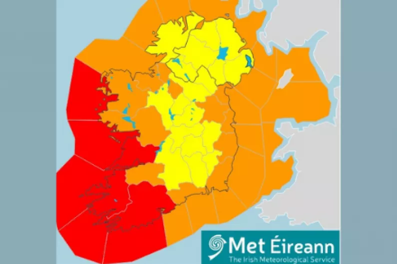 Status Orange wind warning issued for Leitrim