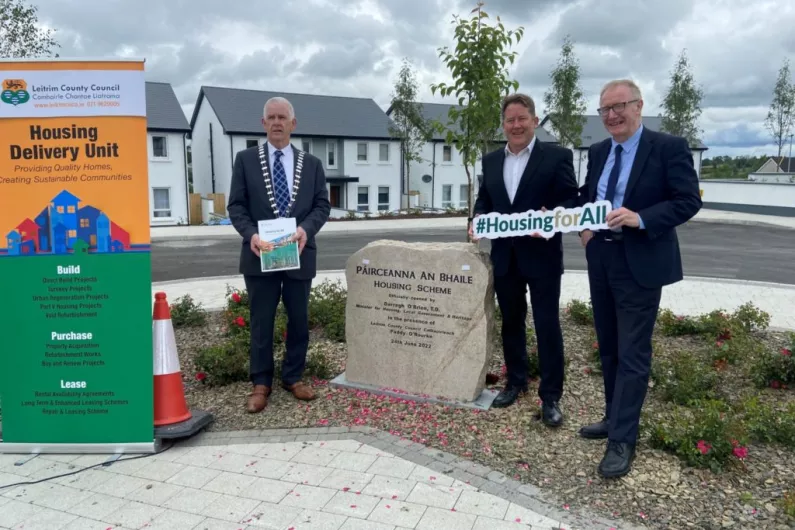 Minister opens new social housing development in Leitrim