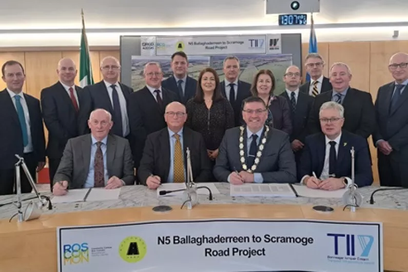 Contracts signed for long awaited Roscommon road project