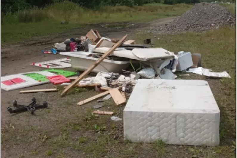 Illegal dumping in Newtowncashel branded as 'shocking'