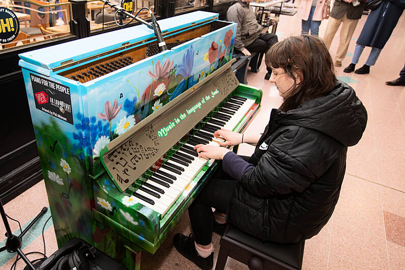 Public piano in Longford offers interaction for people of different cultures