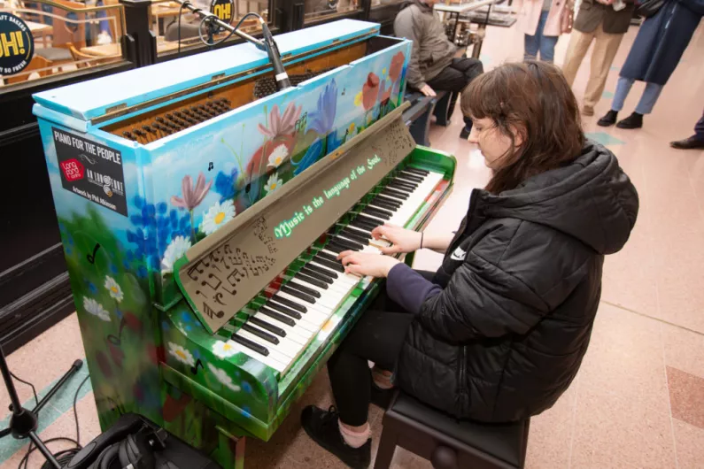 Public piano in Longford offers interaction for people of different cultures