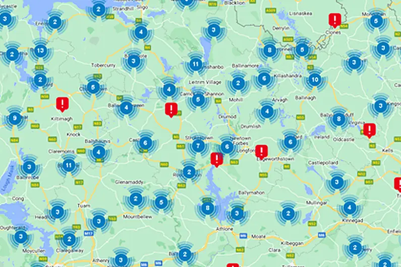 Hundreds of Shannonside homes are without power this afternoon