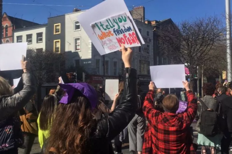 Dozens attend Dublin protests to mark death of Sarah Everard