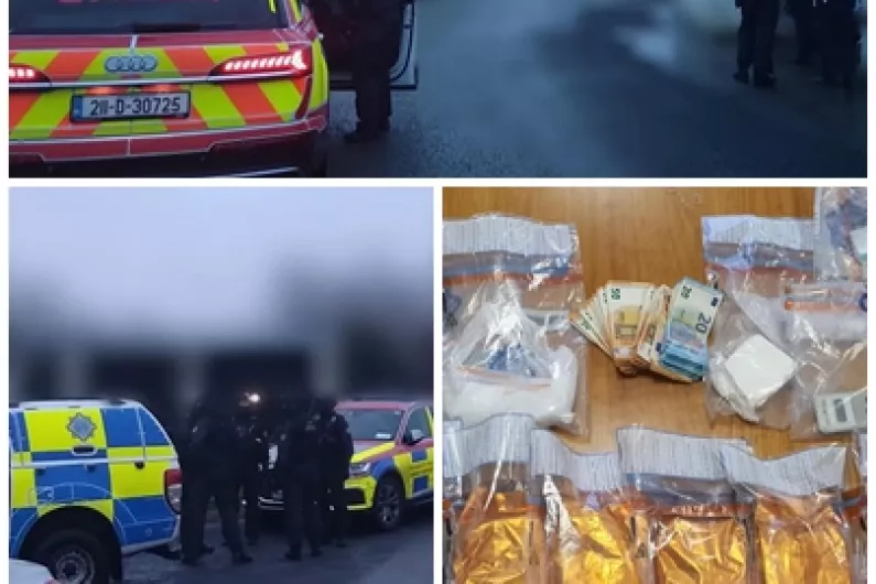 Cocaine, cash and cars seized following Garda search in Roscommon