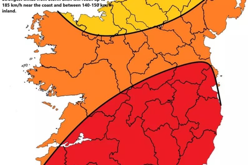 Storm Ellen set to be stronger than Extra Tropical Storm Ophelia