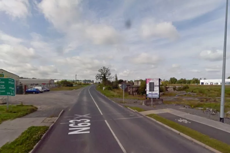 One and a quarter acres of commercial land is being advertised for sale on the outskirts of Longford