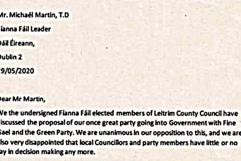 Leitrim Fianna Fail Councillors express opposition to coalition plans with Greens and Fine Gael