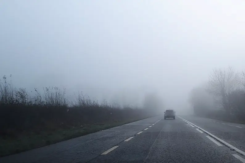 Status yellow fog warning to come into effect this evening