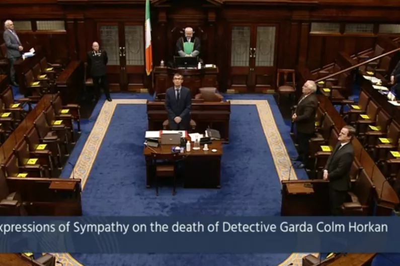 Minute's silence held in Dail to remember Detective Garda Colm Horkan