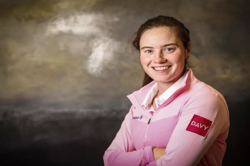Leona Maguire loses golf clubs on way to major