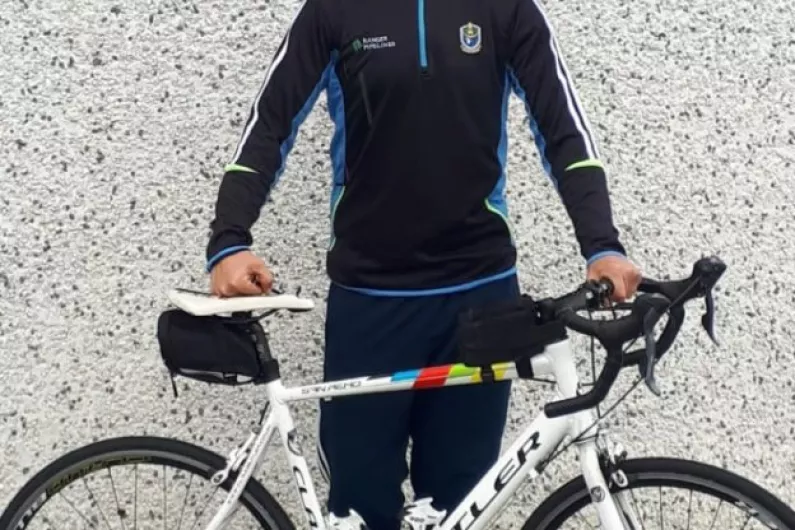 Local Roscommon man to cycle 350k today for the Midlands Simon Community