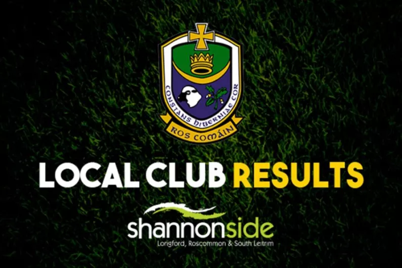 Roscommon club fixtures weekending April 2