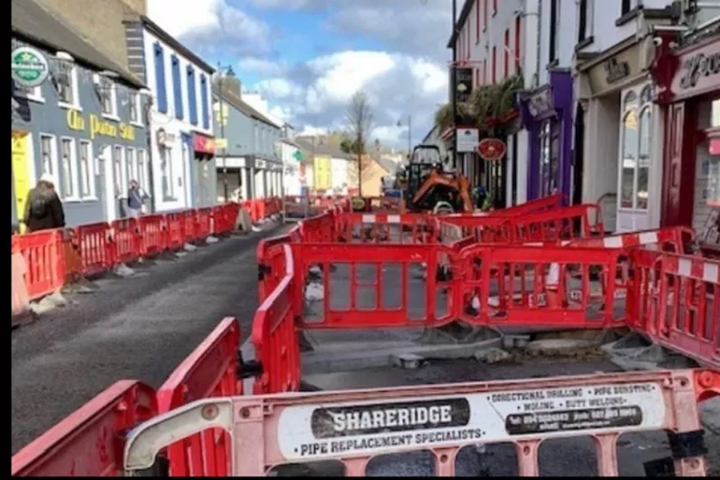 Streetscape works resume in Carrick-on-Shannon